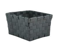MSV Cesto portaoggetti 14x14x9 cm Grigio
