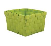 MSV Cesto portaoggetti 14x14x9 cm Verde
