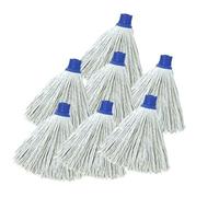 MSV Confezione da 24 Frange di Ricambio per Mop in Cotone Superior 185gr Ecru