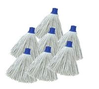 MSV Confezione da 24 Frange di Ricambio per Mop in Cotone Superior 220gr Ecru