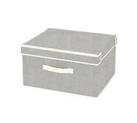 MSV Contenitore portaoggetti microventilato e traspirante con coperchio grigio