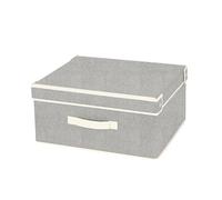 MSV Contenitore portaoggetti microventilato e Traspirante con Coperchio Grigio