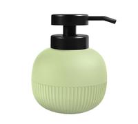 MSV - Dispenser di Sapone Gino Matcha - Design Ricaricabile con Pompa Manuale - Ø10.3 x 13.2 cm - capacità 0.5L - Colore Verde - Ideale per Cucina e Bagno