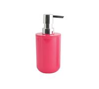 MSV Dispenser di Sapone in Acrilico, Fucsia | Dosatore sapone liquido dal colore vivace; acrilico leggero e resistente; per bagno e cucina