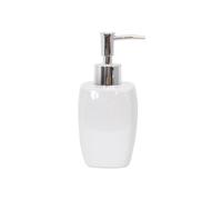 MSV Dispenser di Sapone in Ceramica Bianca Classica