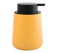 MSV Maonie-Dispenser per Sapone Liquido in Ceramica, 300 ml, Colore: Giallo Zafferano Opaco, Standard