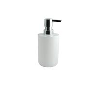 MSV - Dispenser di Sapone INAGUA - Compatibile con Gli Accessori Inagua - Dimensioni Standard - Ø 7 x 18 cm - Bianco - Materiale PS Resistente - Ideale per Il Bagno
