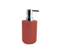 MSV - Dispenser di Sapone INAGUA - Compatibile con Gli Accessori Inagua - Dimensioni Standard - Ø 7 x 18 cm - Colore Terracotta - Materiale PS Resistente - Ideale per Il Bagno