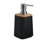 MSV Dispenser di Sapone PS e bambù KAMLA Nero