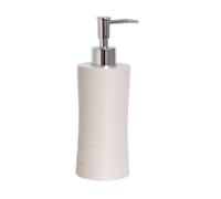 MSV Dispenser di Sapone Jaipur, Resina, Bianco, 20 cm