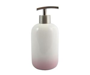 MSV Dispenser Sapone Ceramica Zucchero Rosa Pastello