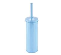 MSV, Elegante Scopino con Supporto in Acciaio, Design Moderno e Resistente, Ideale per un Bagno Curato e Funzionale, Habana Blu Pastello