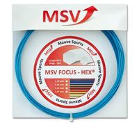 MSV Focus-Hex 12M Hellblau Tennis Set di Corde Monofilamento 1,23