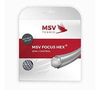 MSV Focus-HEX 12m silber Tennis Set di corde Monofilamento 1,23