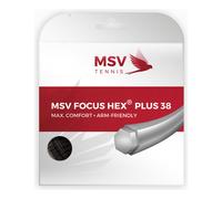 MSV Focus - HEX Plus 38 Set Di Corde 12m Nero Calibro corda 1, 25