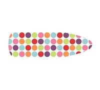 MSV, Fodera di Ricambio per ASSE da Stiro 100% Cotone con Elastico, Colori Casuali, Fodera Universale, Imbottitura in Poliestere, Lavabile a 40°, 149L x 55l