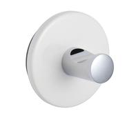 MSV HomeXpert 141452 Malta Gancio in Zinco Cromato, Metallo Argento, 7 x 7 x 5 cm