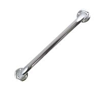 MSV Impugnatura per Vasca da Bagno, Colore: Bianco o Cromato, Misure assortite, 30 cm Acciaio Inox