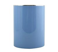 MSV Kamaka Bagno Serie Savona - Pattumiera da Bagno con Coperchio Basculante, in plastica, 6 Litri, Colore: Blu Pastello