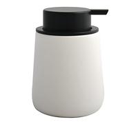 MSV Maonie-Dispenser per Sapone Liquido, in Ceramica, 300 ml, Colore: Bianco Opaco, Standard