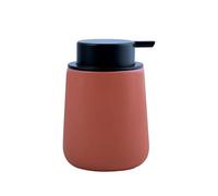 MSV Maonie-Dispenser per Sapone Liquido, in Ceramica, 300 ml, Colore: Terracotta Opaco, Standard