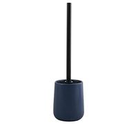 MSV Maonie-Scopino per WC, in Ceramica Opaca, Blu Scuro, Bleu Foncé Mat, 9x39cm