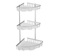 MSV Mensola angolare per Doccia a 3 Livelli in Alluminio Satinato Teresina