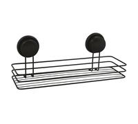 MSV Filaria - Mensola da doccia con ventose, in acciaio cromato, 32 x 14 x 13 cm