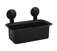 MSV Mensola per Doccia Ventose, PVC Nero Opaco