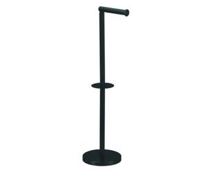 MSV MS4566 Portarotolo Carta Igienica Indipendente | Design Moderno Nero Opaco E