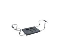 MSV - Nottingham Rehab Supplies Sedile da Bagno Estensibile - Alluminio e plastica - Antracite - Carico Massimo 150 kg - 55-70 x 18 x 26 cm - Gruppo 37 - Colore Grigio Scuro