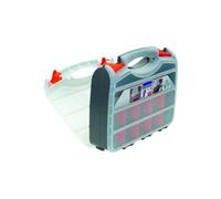 MSV Organizer per Cassetta portautensili bifacciale 32x26cm Trasparente