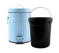 MSV Pattumiera a Pedale, Blu Pastello Unica
