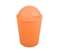 MSV Pattumiera AKO 5,5 l con Coperchio Ribaltabile Arancione