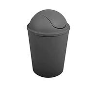 MSV Pattumiera AKO 5,5 l con Coperchio Ribaltabile Grigio