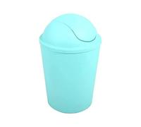 MSV - Pattumiera AKO 5,5 l con Coperchio Ribaltabile Verde Pastello, 5,5 l