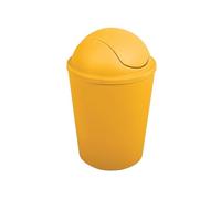 MSV - Pattumiera oscillante AKO PP - Capacità 5,5 l - Design compatto e pratico - Ideale per bagno o cucina - Colore zafferano - Funzionamento semplice
