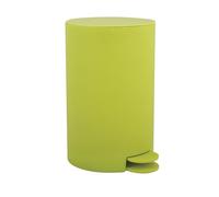 MSV, Pattumiera per Cosmetici Modello Osaki, 3 Litri, Coperchio, Pattumiera a Pedale per WC, Bagni, Compatta, Piccolo Spazio, con Contenitore Interno Estraibile, Verde