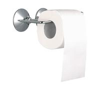MSV Portarotolo di Carta igienica con Ventose, Metallo, Bianco