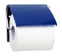 MSV 141904 Supporto per Carta igienica in polistirene, Blu Scuro, 30 x 20 x 15 cm