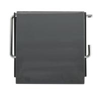 MSV Portarotolo da Parete PS e Acciaio Cromato Grigio Antracite