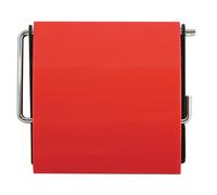 MSV 141911 Supporto per Carta igienica in polistirene, Rosso, 30 x 20 x 15 cm