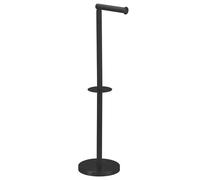 MSV - Portarotolo da Terra - Finitura Nero Opaco - 15 x 60 x 15 cm - Design Mode