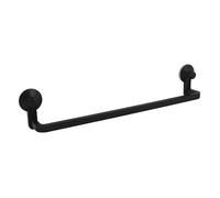 MSV Portasciugamani da Parete Ventose, PVC Nero Opaco