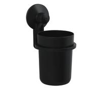 MSV, Pratico Gancio per spazzolini da Denti in Nero Opaco, Ideale per Una conservazione efficiente ed estetica nel Tuo Bagno - Taglia Unica, Nero Opaco