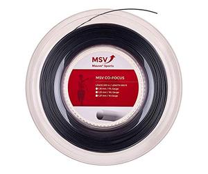 MSV Rotolo di Corde Co Focus, Saitenrolle CO Focus, Nero, 200 m
