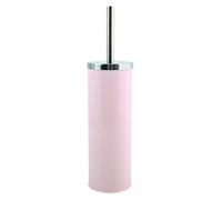 MSV Scopino WC Supporto Inox e Acciaio Rosa Pastello