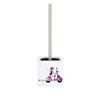 MSV Scopino per WC MDF con Manico in Acciaio Inox Jane