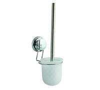 MSV Scopino per WC Supporto a Ventosa Mega, Acciaio Cromato