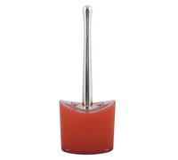 MSV Scopino per WC supporto/scopino per WC Aveiro - Plastica PS/Acciaio inossidabile - Rosso/Argento